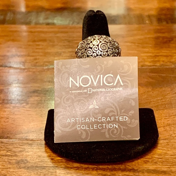 🔥NeW🔥 Artisan Crafted .925 Genuine Sterling Silver Dome Ring - Size 5✨✨✨ - Picture 8 of 9